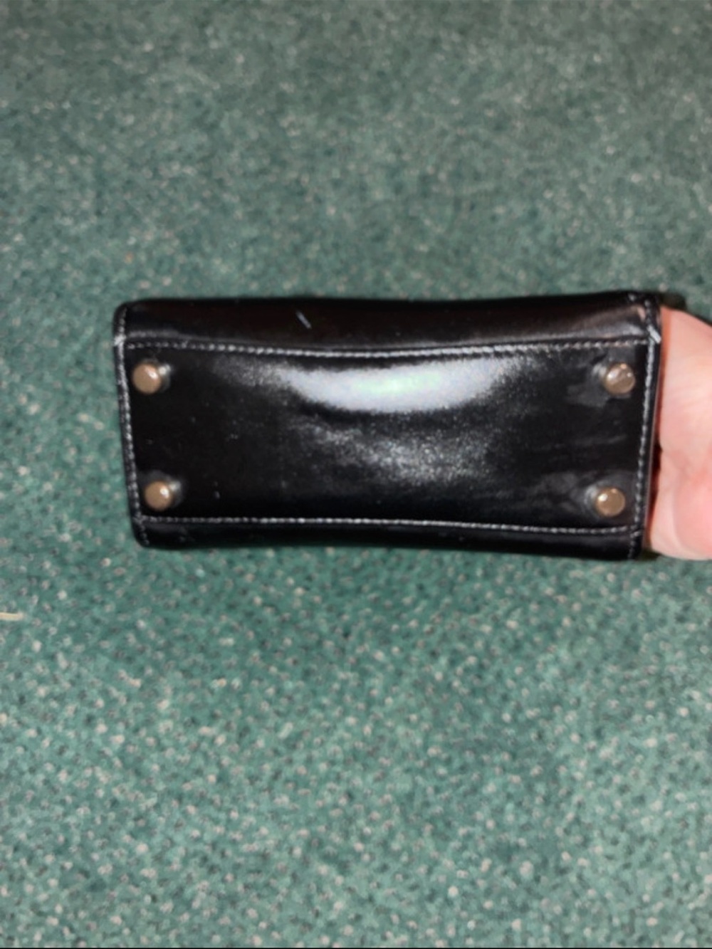 Coach Andrea Mini Black Leather Top-Handle Carryall Crossbody - Picture 3 of 11